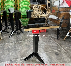 Bàn cafe mặt kính cao cấp HTT-01