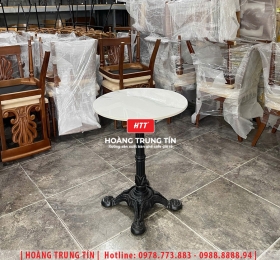 Bàn chân gang đúc mặt đá HTT01