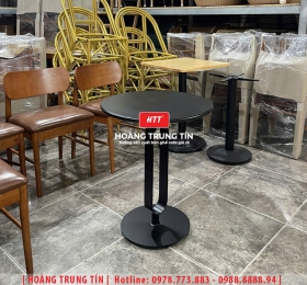 Bàn chân sắt sơn tĩnh điện mặt đá HTT02