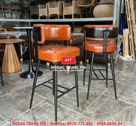 Ghế bar sắt nệm HTT04