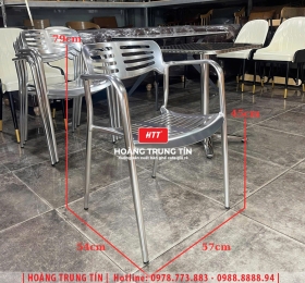Ghế cafe nhôm ngoài trời HTT01
