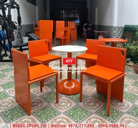 Bàn ghế sắt cafe ngoài trời HTT29