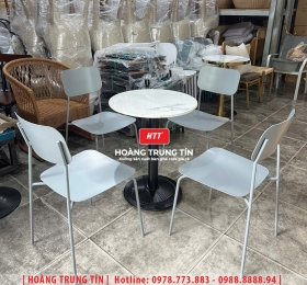 Bàn ghế sắt cafe ngoài trời HTT31