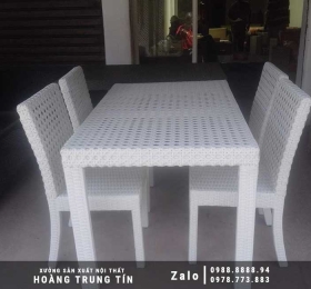 Bộ bàn ghế nhà hàng quán ăn  (17)
