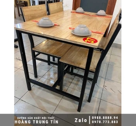 Bộ bàn ghế nhà hàng quán ăn  (19) 