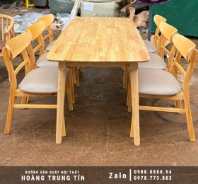 Bộ bàn ghế nhà hàng quán ăn HTT-04