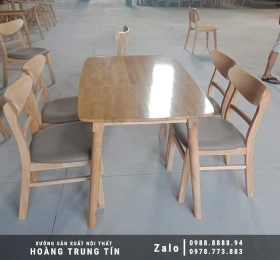 Bộ bàn ghế nhà hàng quán ăn HTT-06