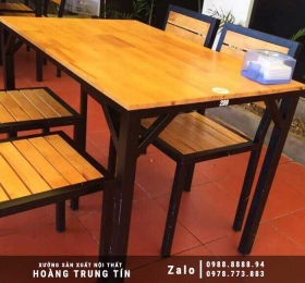 Bộ bàn ghế nhà hàng quán ăn  (7)