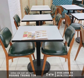 Bộ bàn ghế nhà hàng quán ăn  (10)