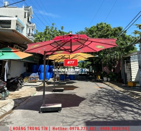 Dù lệch tâm tròn 3m8 in theo yêu cầu HTT02