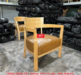 Ghế cafe gỗ nệm cao cấp HTT60