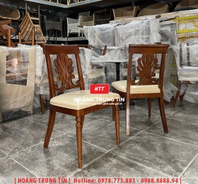 Ghế cafe gỗ nệm cao cấp HTT54