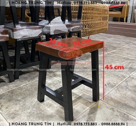 Ghế đôn gỗ theo yêu cầu HTT01