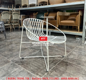 Ghế cafe sắt ngoài trời HTT07