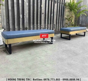 Sofa sắt nệm cafe HTT03