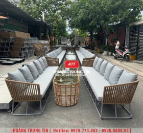 Sofa đan dây dù ngoài trời HTT-03