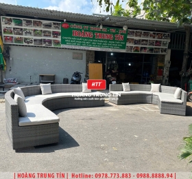 Sofa đan nhựa giả mây HTT088