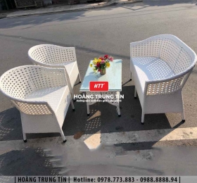 Sofa đan nhựa giả mây HTT30