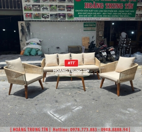 Sofa đan nhựa giả mây HTT093