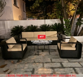 Sofa đan nhựa giả mây HTT099
