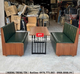 Sofa gỗ nệm cafe HTT06