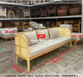 Sofa gỗ nệm cao cấp HTT01