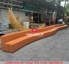 Sofa nệm băng dài theo yêu cầu HTT01