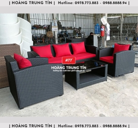 Sofa đan nhựa giả mây HTT002