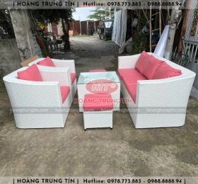 Sofa đan nhựa giả mây HTT008