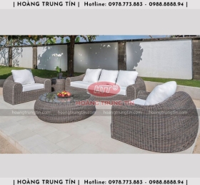 Sofa đan nhựa giả mây HTT011