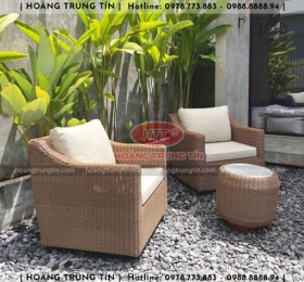 Sofa đan nhựa giả mây HTT013