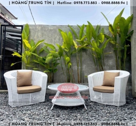 Sofa đan nhựa giả mây HTT015