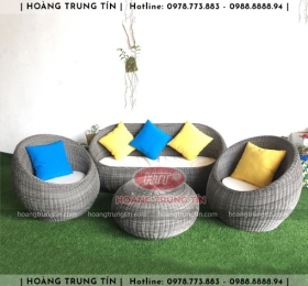 Sofa đan nhựa giả mây HTT017