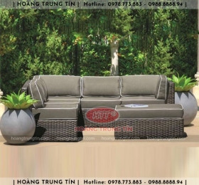 Sofa đan nhựa giả mây HTT020