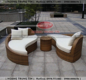 Sofa đan nhựa giả mây HTT021