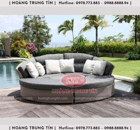 Sofa đan nhựa giả mây HTT023