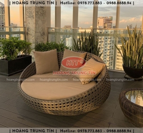 Sofa đan nhựa giả mây HTT047