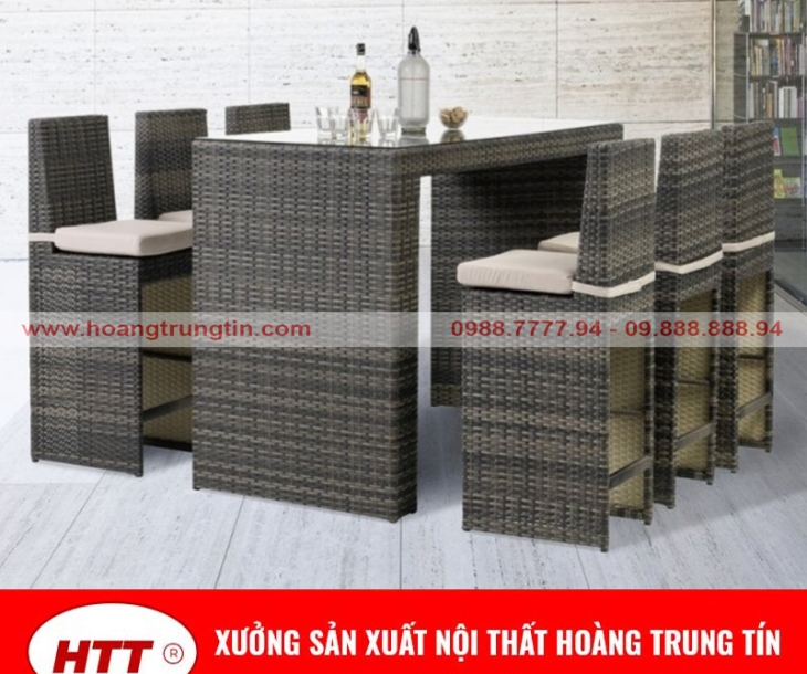 Xưởng nội thất chuyên sản xuất bàn ghế bar tại Bình Phước