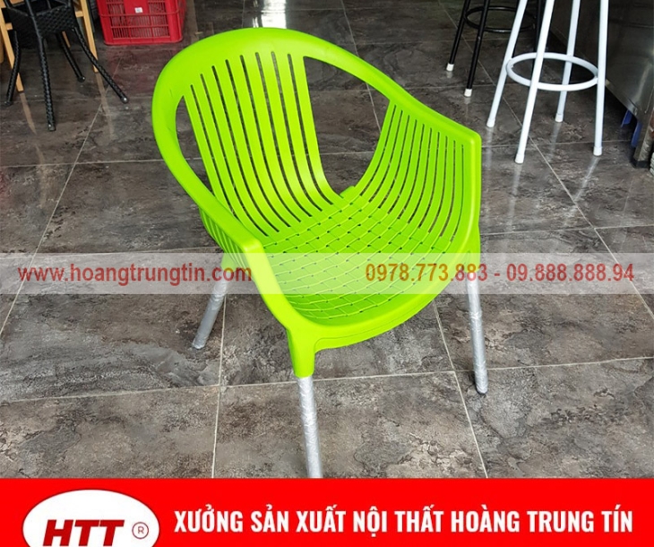 Cung cấp bàn ghế nhựa đúc chân nhôm tại Đồng Tháp