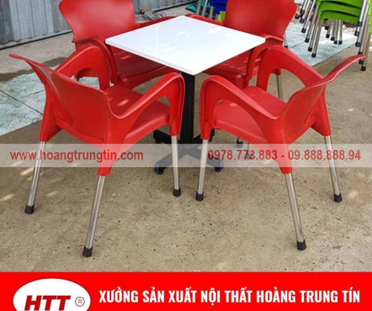 Bàn ghế nhựa đúc giá xưởng tại Tây Ninh