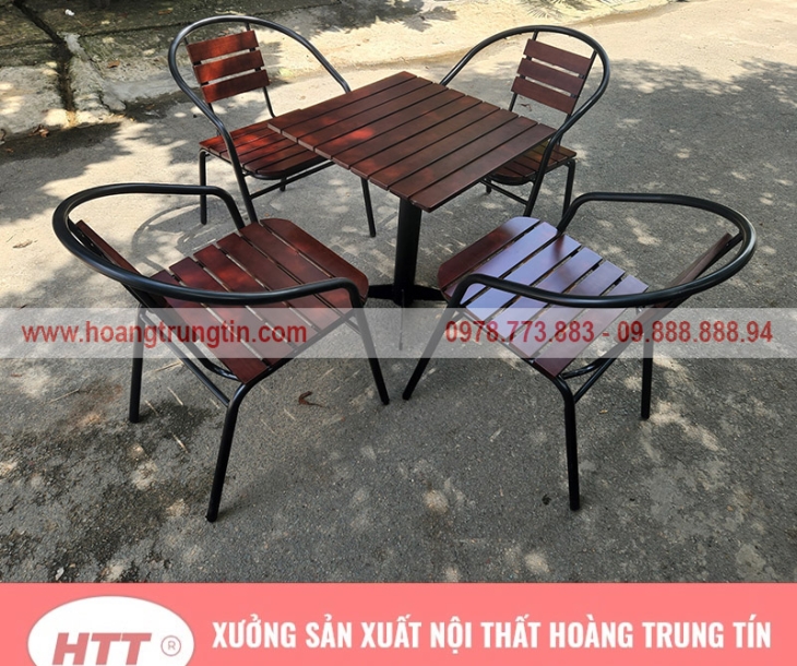 Xưởng cung cấp bàn ghế sắt gỗ giá rẻ tại Tuyên Quang