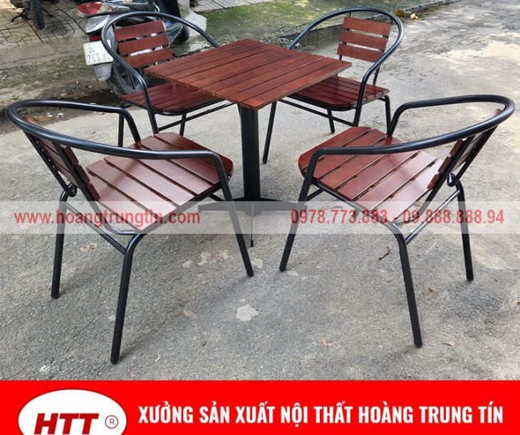 Xưởng cung cấp bàn ghế sắt gỗ giá rẻ tại Thái Bình