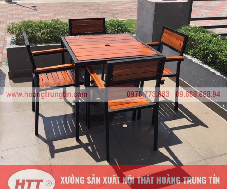 Xưởng cung cấp bàn ghế sắt gỗ giá rẻ tại Thanh Hóa