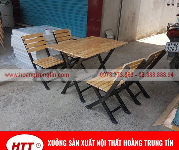 Xưởng cung cấp bàn ghế sắt gỗ giá rẻ tại Phú Yên