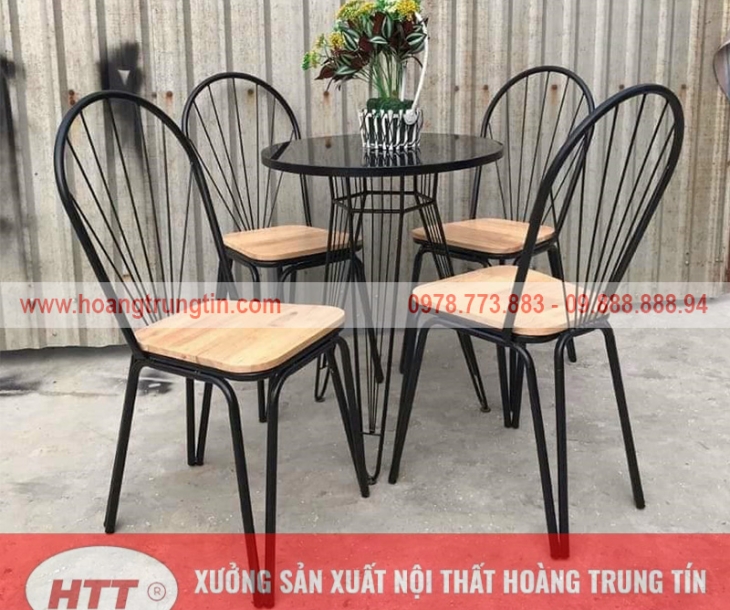 Xưởng cung cấp bàn ghế sắt gỗ giá rẻ tại Nghệ An