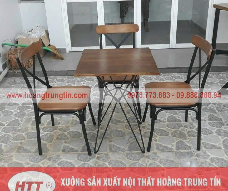 Xưởng cung cấp bàn ghế sắt gỗ giá rẻ tại Bắc Giang