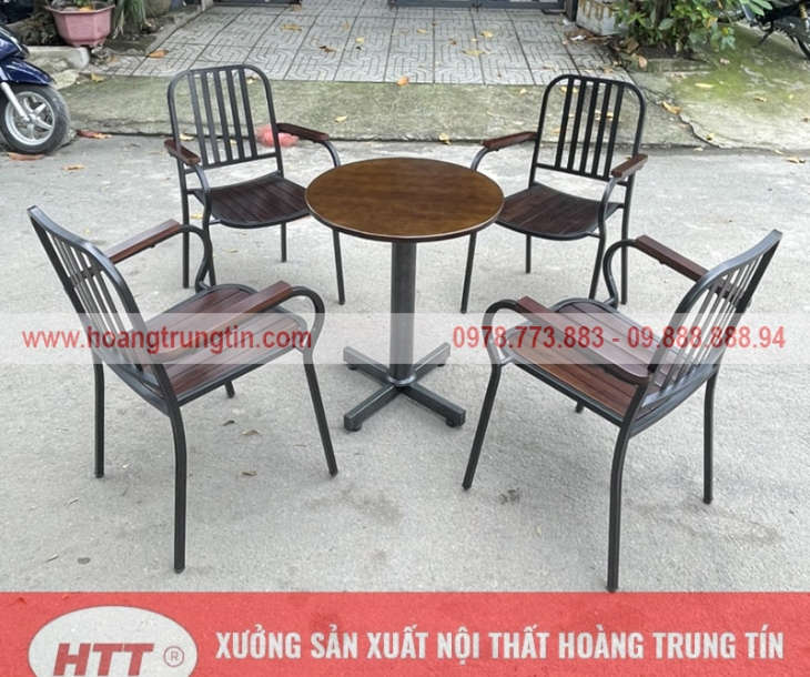 Xưởng cung cấp bàn ghế sắt gỗ giá rẻ tại Ninh Thuận