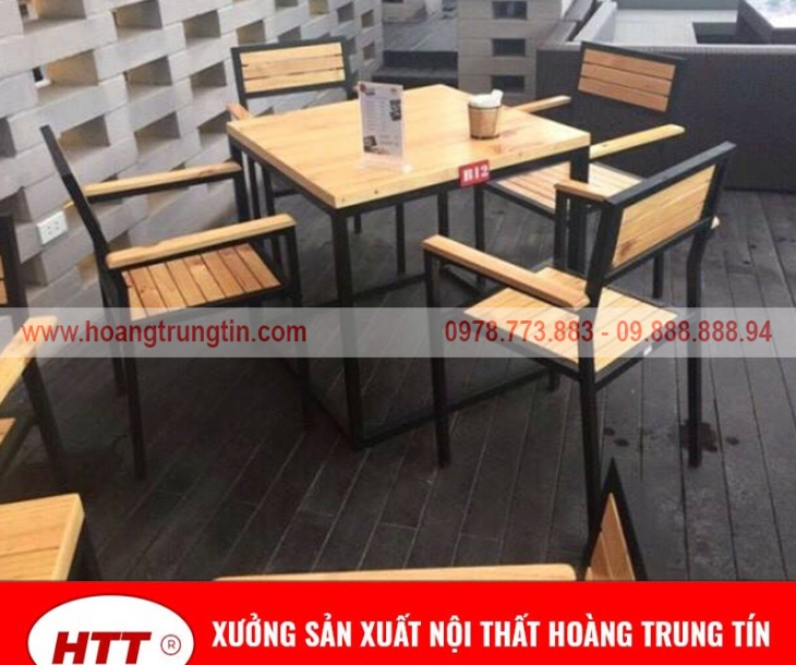 Xưởng cung cấp bàn ghế sắt gỗ giá rẻ tại Tây Ninh