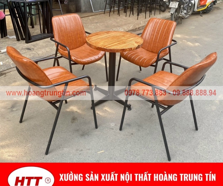 Bàn ghế sắt nệm chất lượng giá xưởng tại Khánh Hòa