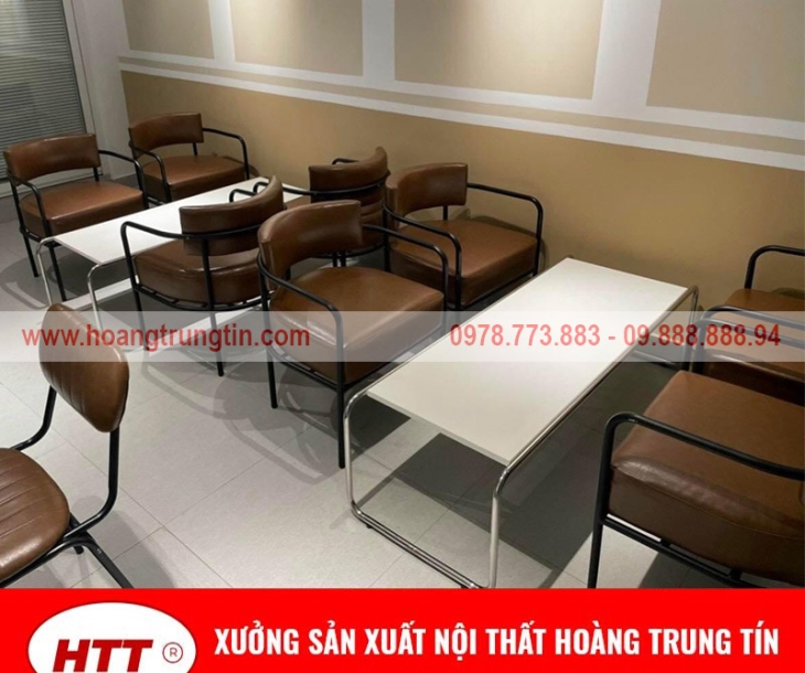 Bàn ghế sắt nệm chất lượng giá xưởng tại Quảng Trị